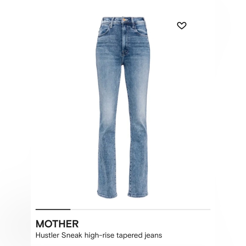 MOTHER High Rise Blue Jeans